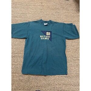 Vintage Wolf Notre Dame Fighting Irish Embroidered T-Shirt Xl